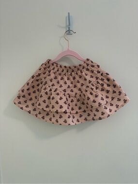Rylee + Cru Pink Floral Tiered Skort Size 4/5